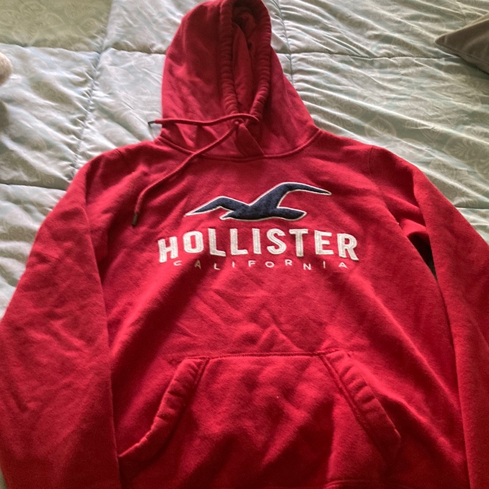 Red Hollister hoodie
